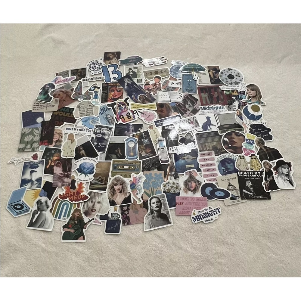 Taylor Swift Music Sticker Mixed Lot (100 Pcs)